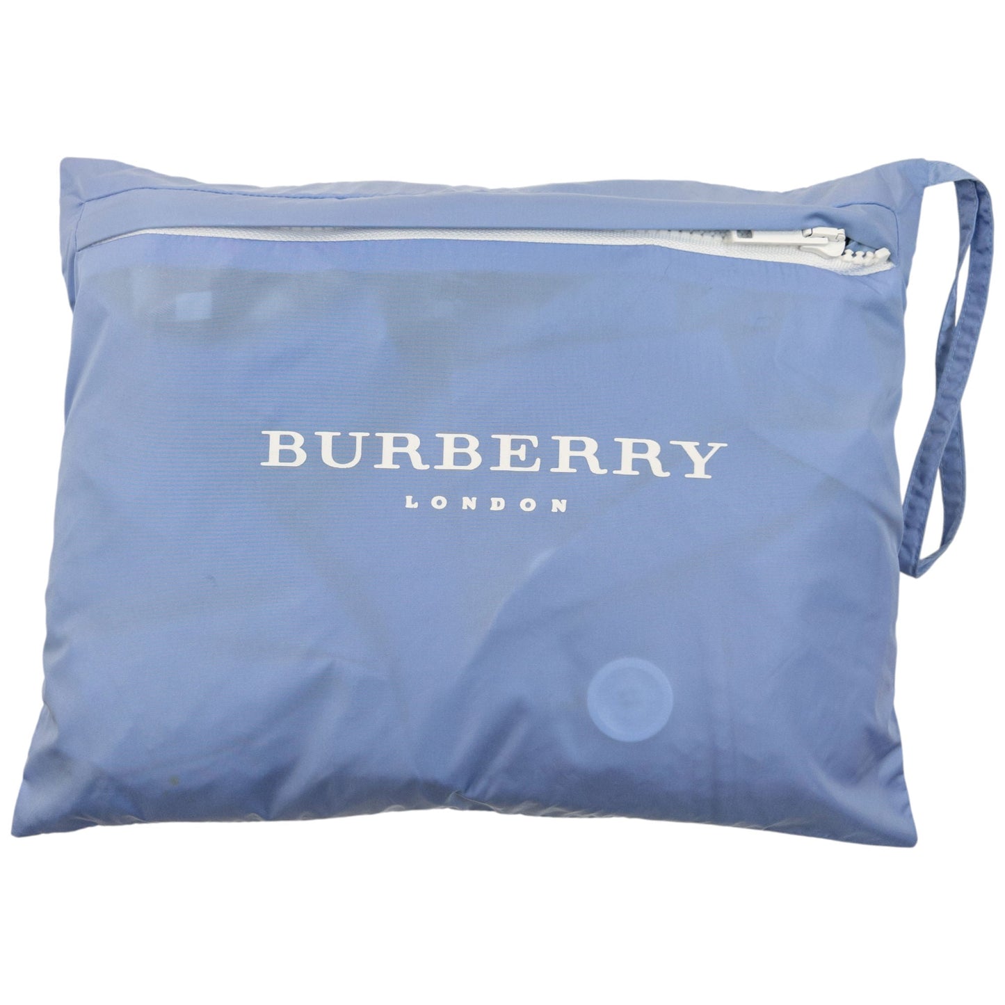 Vintage 2000s Burberry Belt Waist Packable Jacket Womens Size M | Medium, Blue