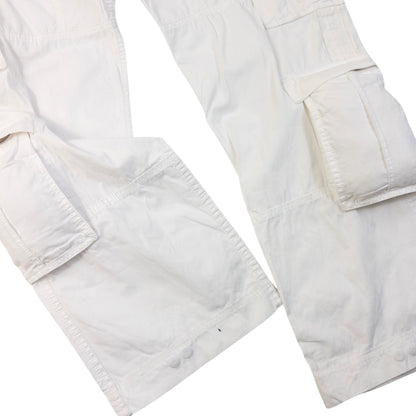 Vintage 2000s Dolce & Gabbana Cargo Trousers Size W35 | W35, White