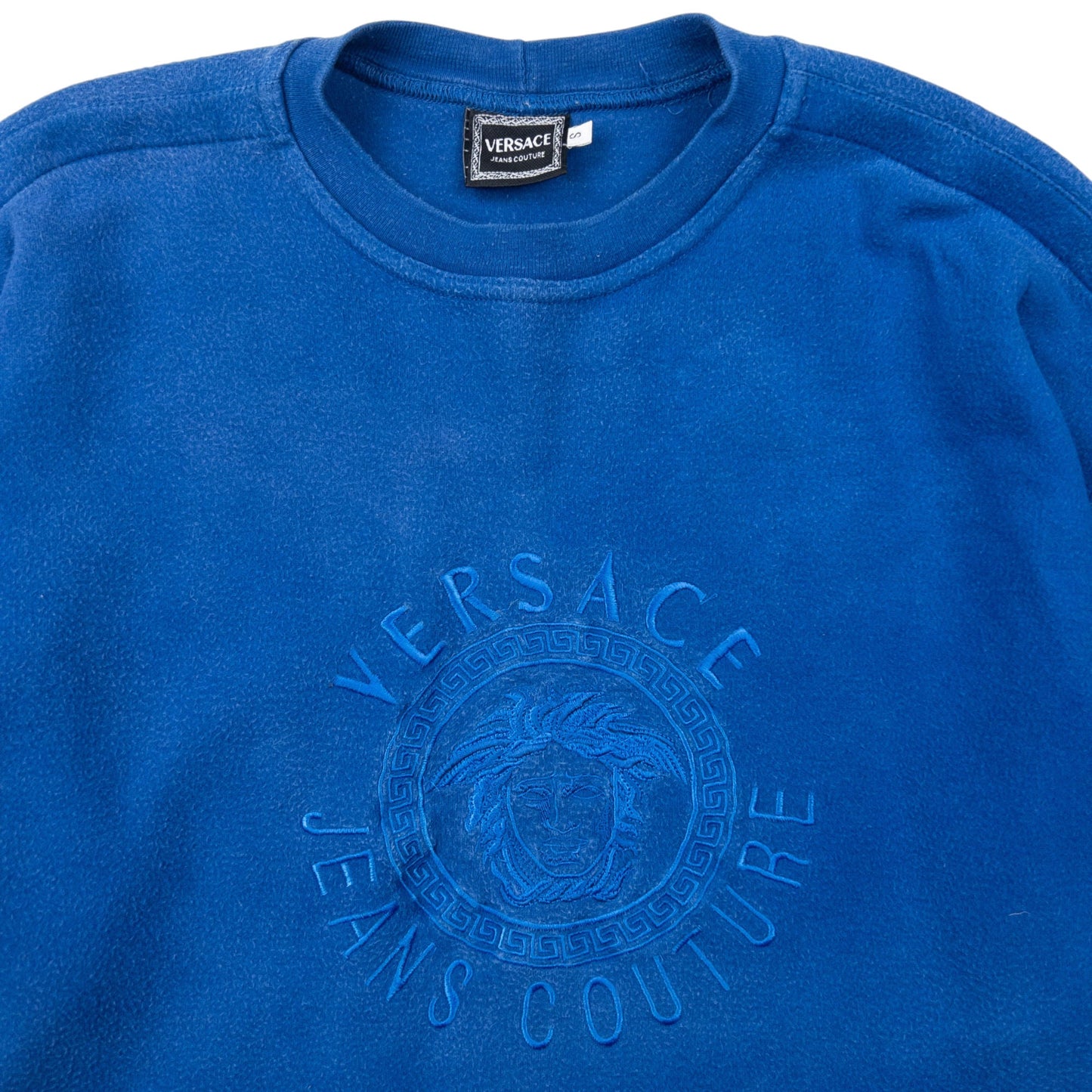 Vintage 90s Versace Jeans Couture Embroidered Sweatshirt Size S