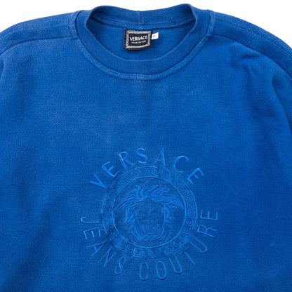 Vintage 90s Versace Jeans Couture Embroidered Sweatshirt Size S