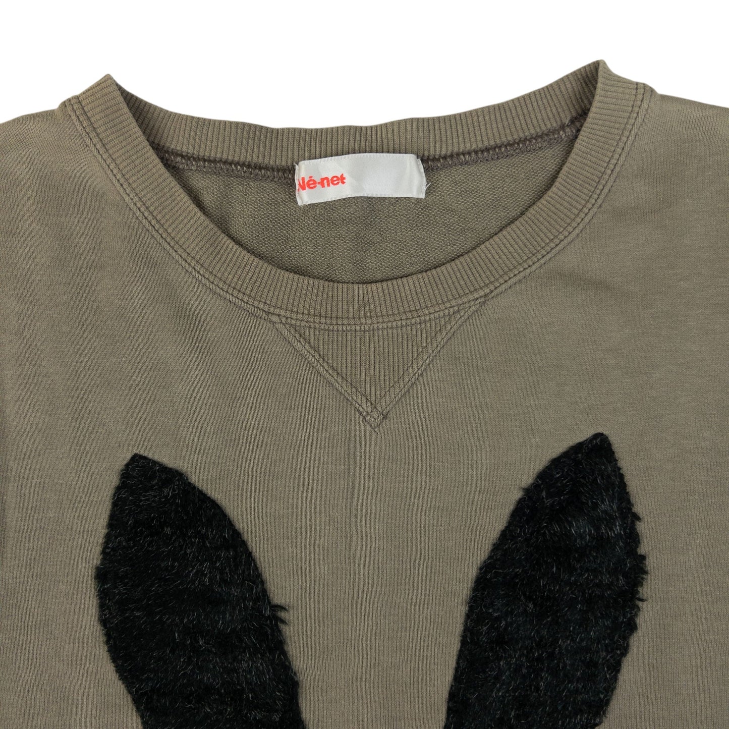 Vintage Ne-Net By Issey Miyake Fur Bunny Sweatshirt Women's Size S