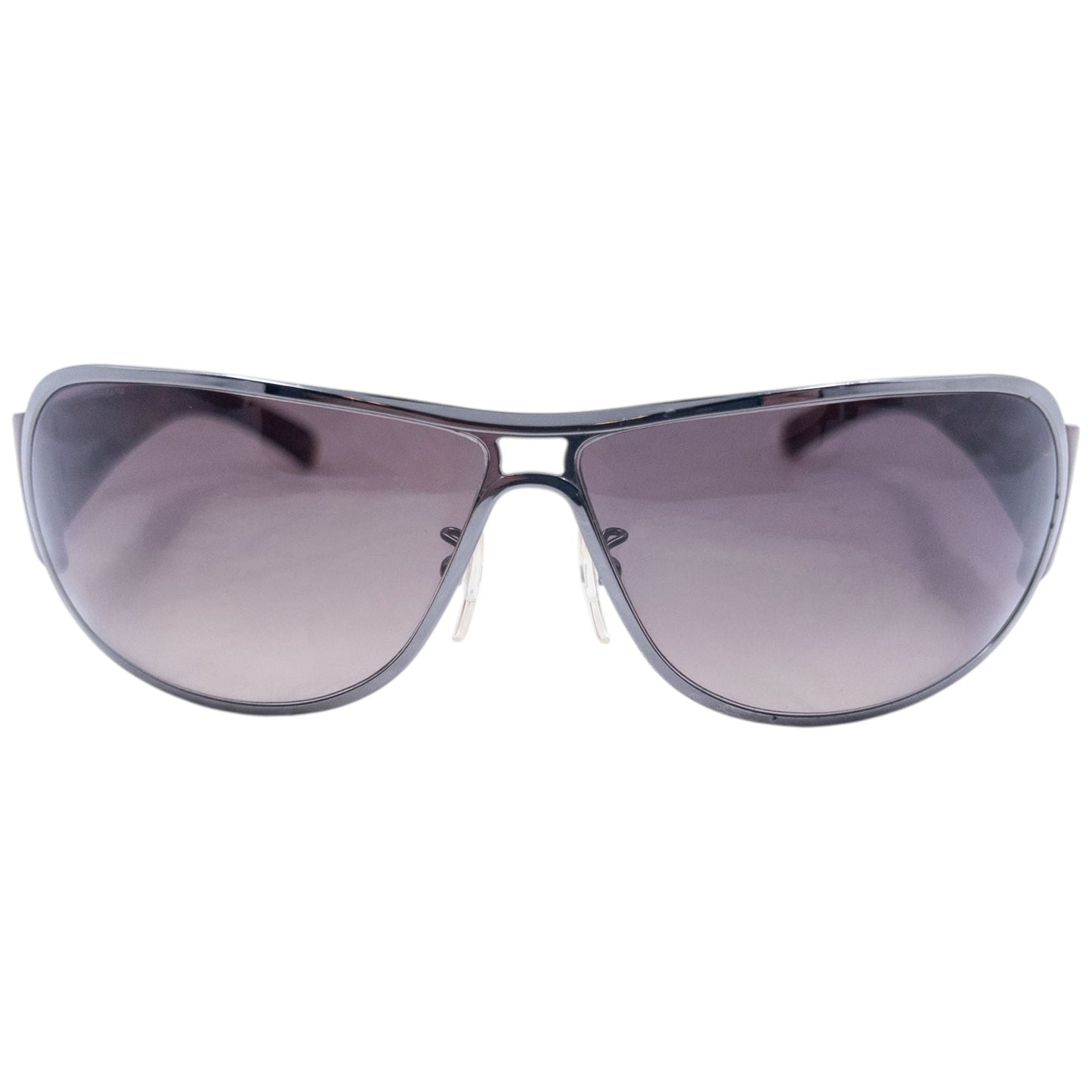 Vintage 2000s Prada Tortoise Shell Flower Sunglasses | O/S, Brown