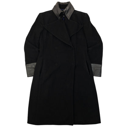 Vintage 2000s Dolce & Gabbana Longline Wool Jacket Womens Size M | Medium, Black