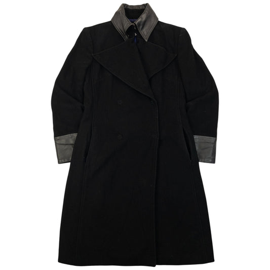 Vintage 2000s Dolce & Gabbana Longline Wool Jacket Womens Size M | Medium, Black