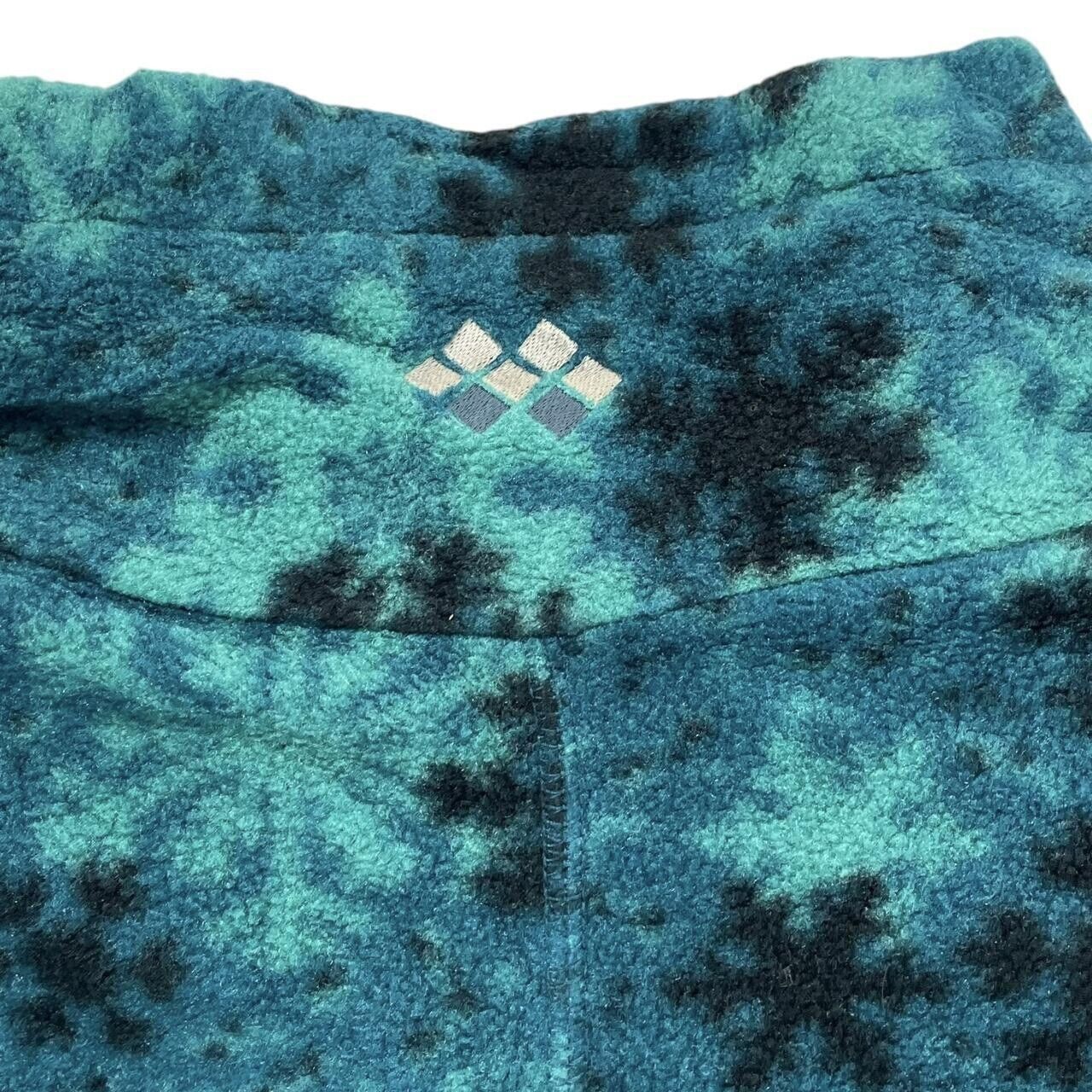 Montbell Snowflake Christmas Fleece, Size Medium | Medium, Turquoise