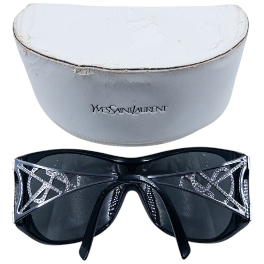 Vintage YSL Yves Saint Laurent Diamonte Sunglasses