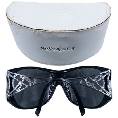 Vintage YSL Yves Saint Laurent Diamonte Sunglasses