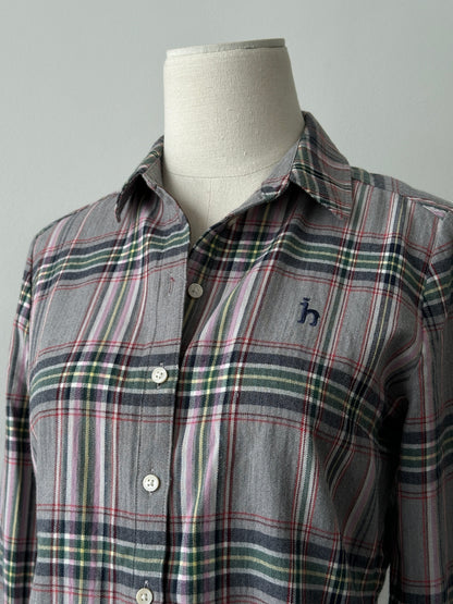 Hazzys Cotton Wool Check Flannel Shirt - S