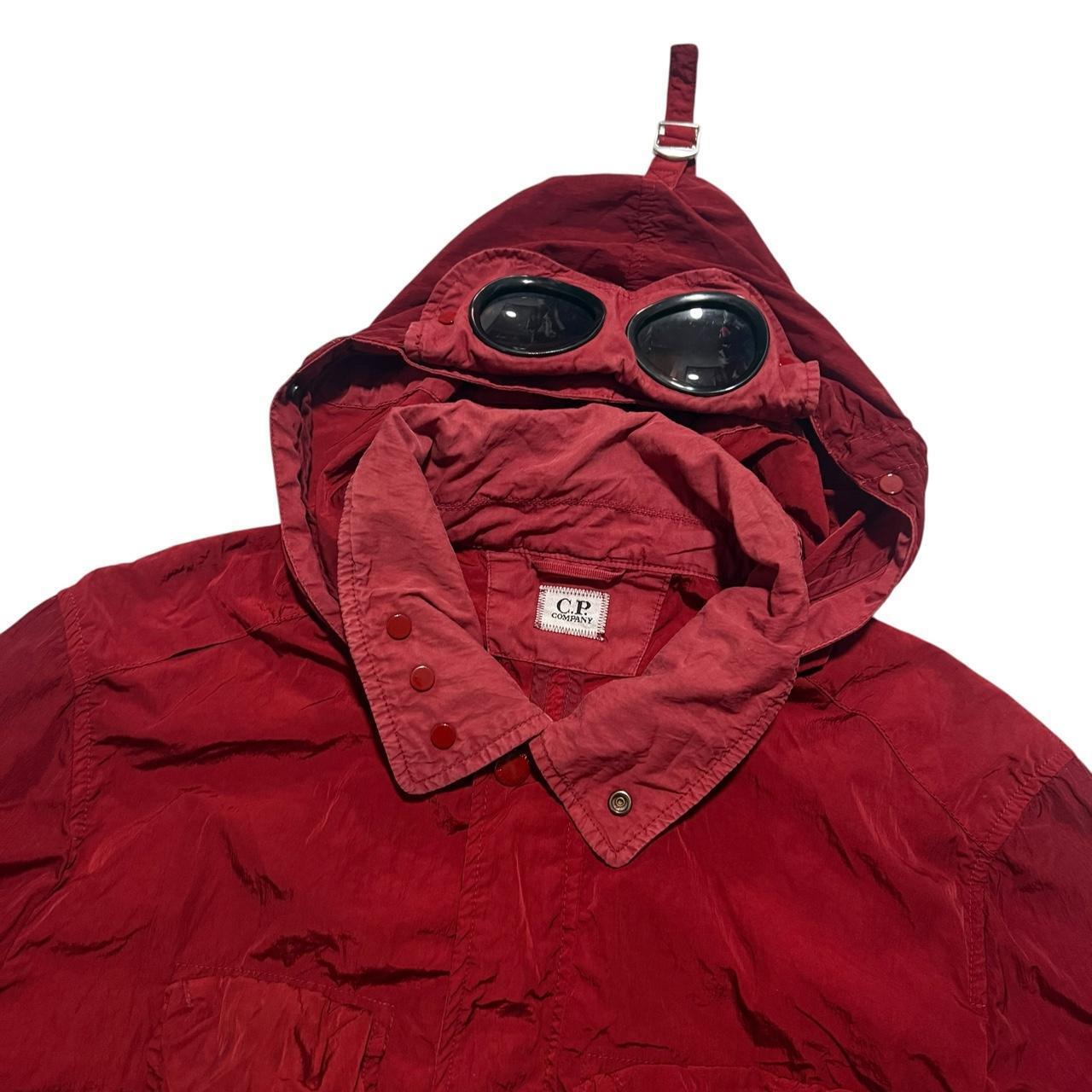 CP Company Nylon Multipocket Goggle Jacket | XL, Red