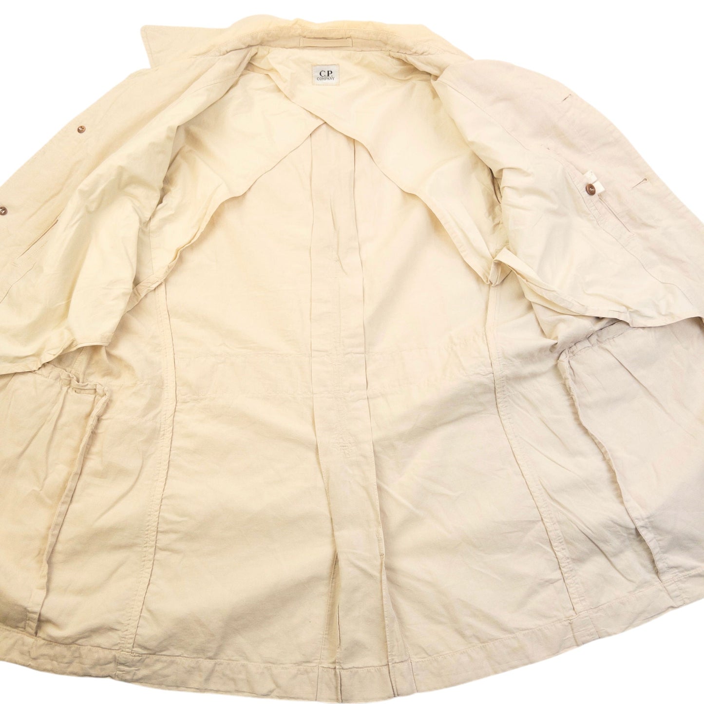 Vintage 2000s CP Company Button Up Jacket Size M | Medium, Cream