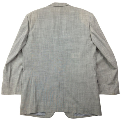 Vintage 90s Issey Miyake Checkered Jacket & Trousers Suit Set Size L | Large, Grey