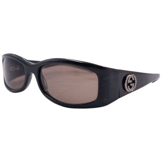 Vintage 90s Gucci By Tom Ford Diamanté Sunglasses | O/S, Black