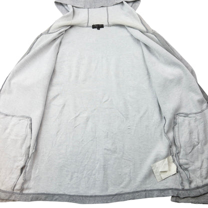 Vintage 2000s Comme Des Garçons HOMME Zip Up Skull Hoodie Size M | Medium, Grey