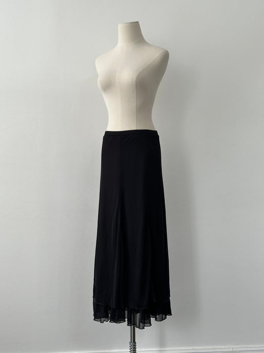 Vintage 2000s Layered Midi Skirt - W30-34