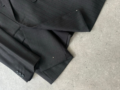 Loro Piana x Durban 1990s Pure Wool Double Breasted Stripe Suit - 38R/W30