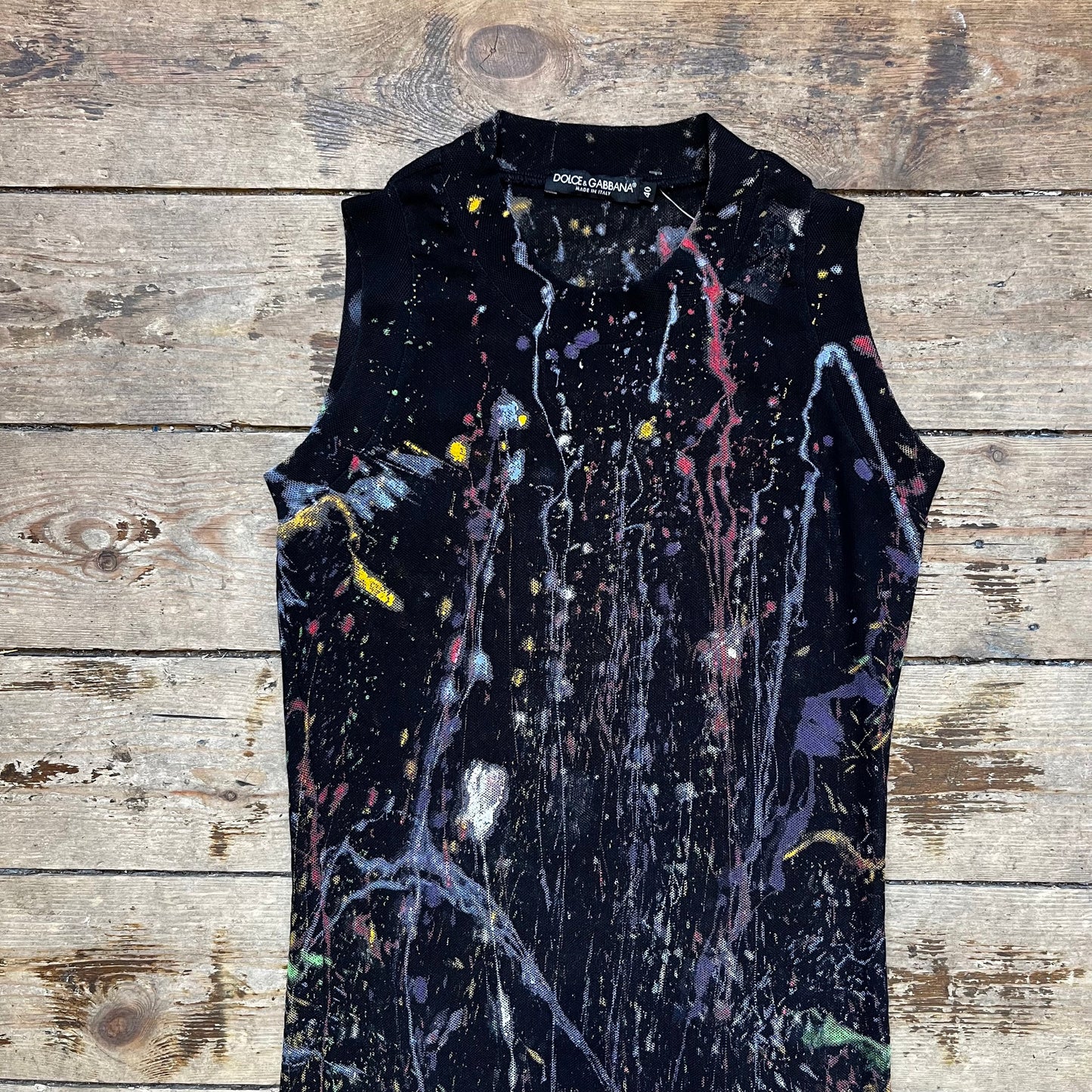 D&G Paint Splash mini dress