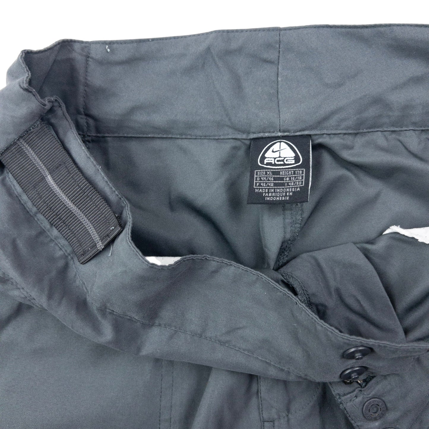 Vintage 2000s Nike ACG Zip Off Skirt Womens Size XL | XL, Grey
