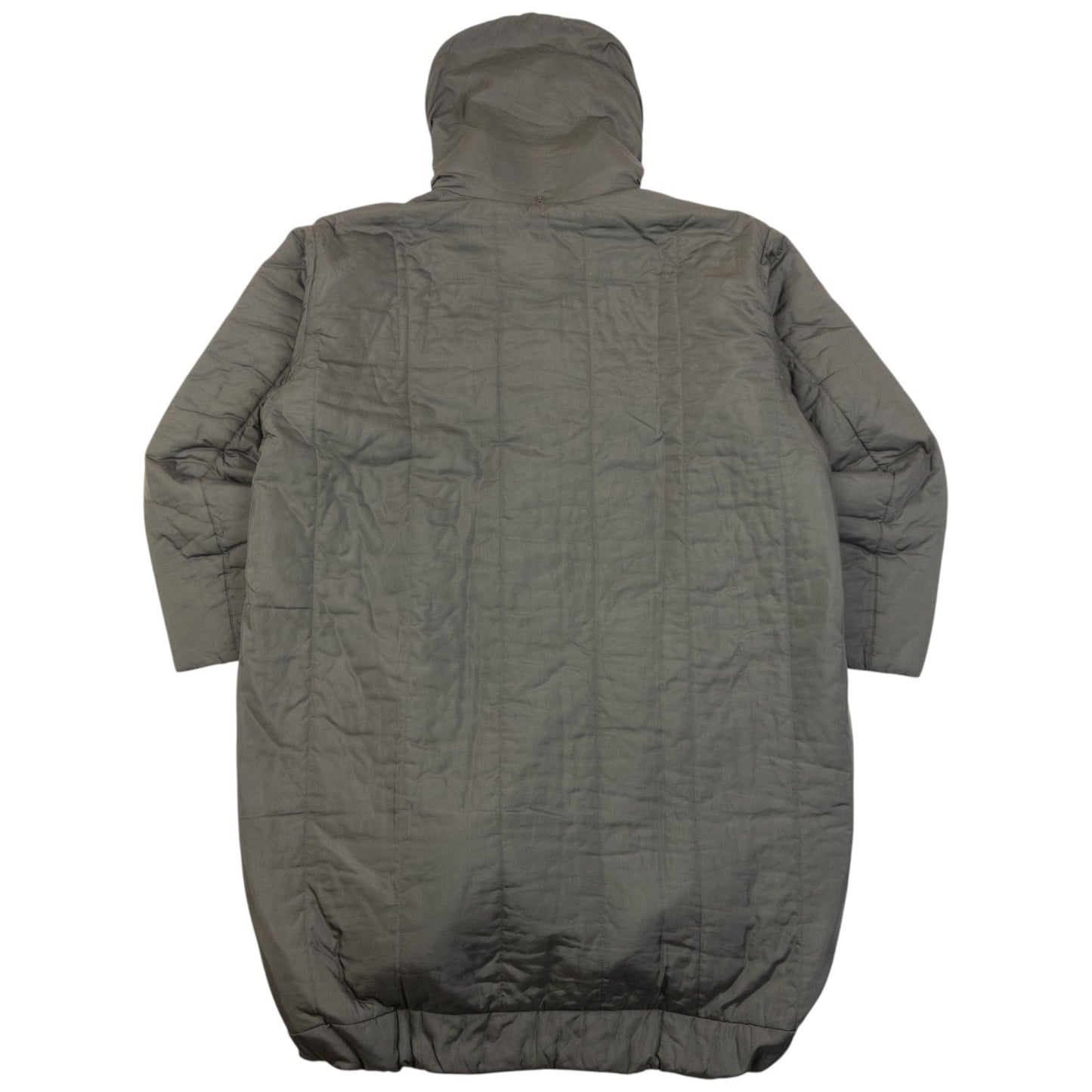 Vintage 90s Issey Miyake Longline Padded Jacket Size L | Large, Grey