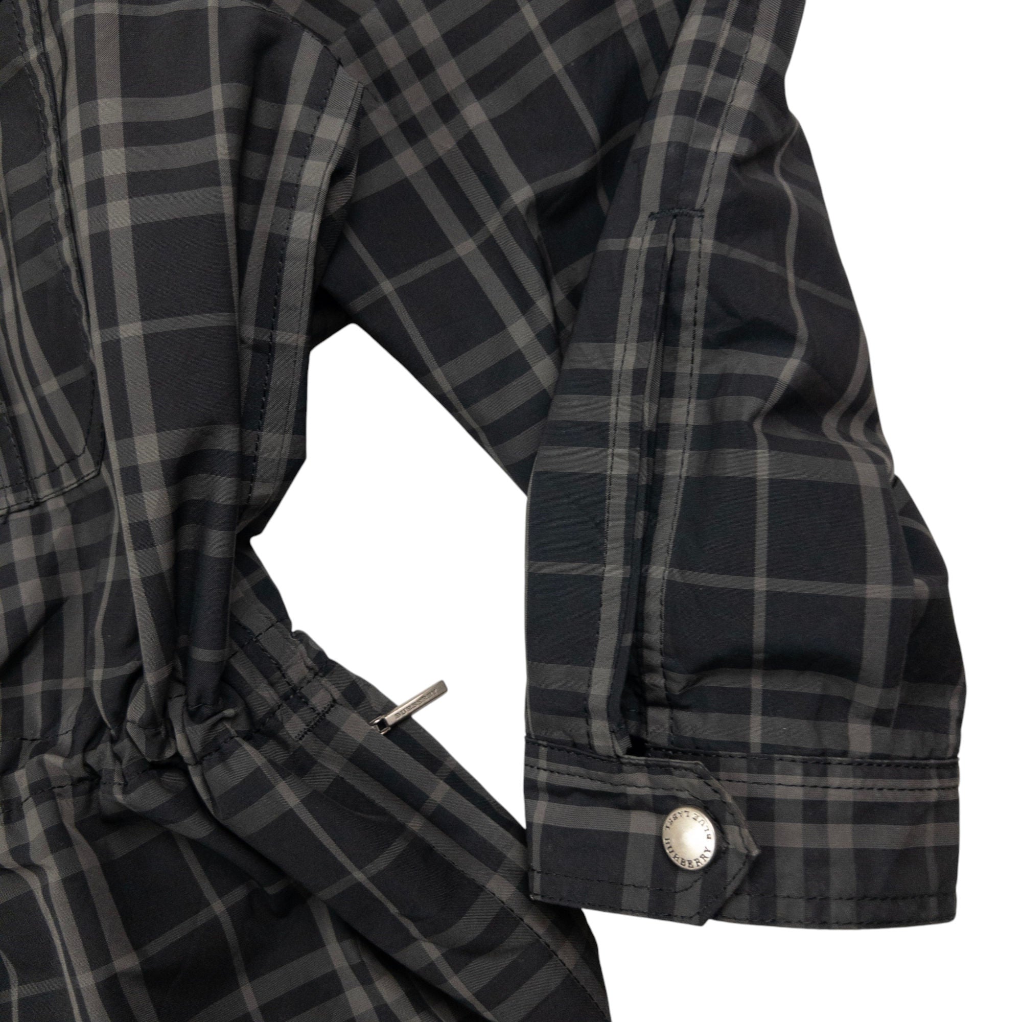 ジャケット・アウター BURBERRY BLUE LABEL check track jacket Burberry - Check Nylon Hooded Jacket | HBX
