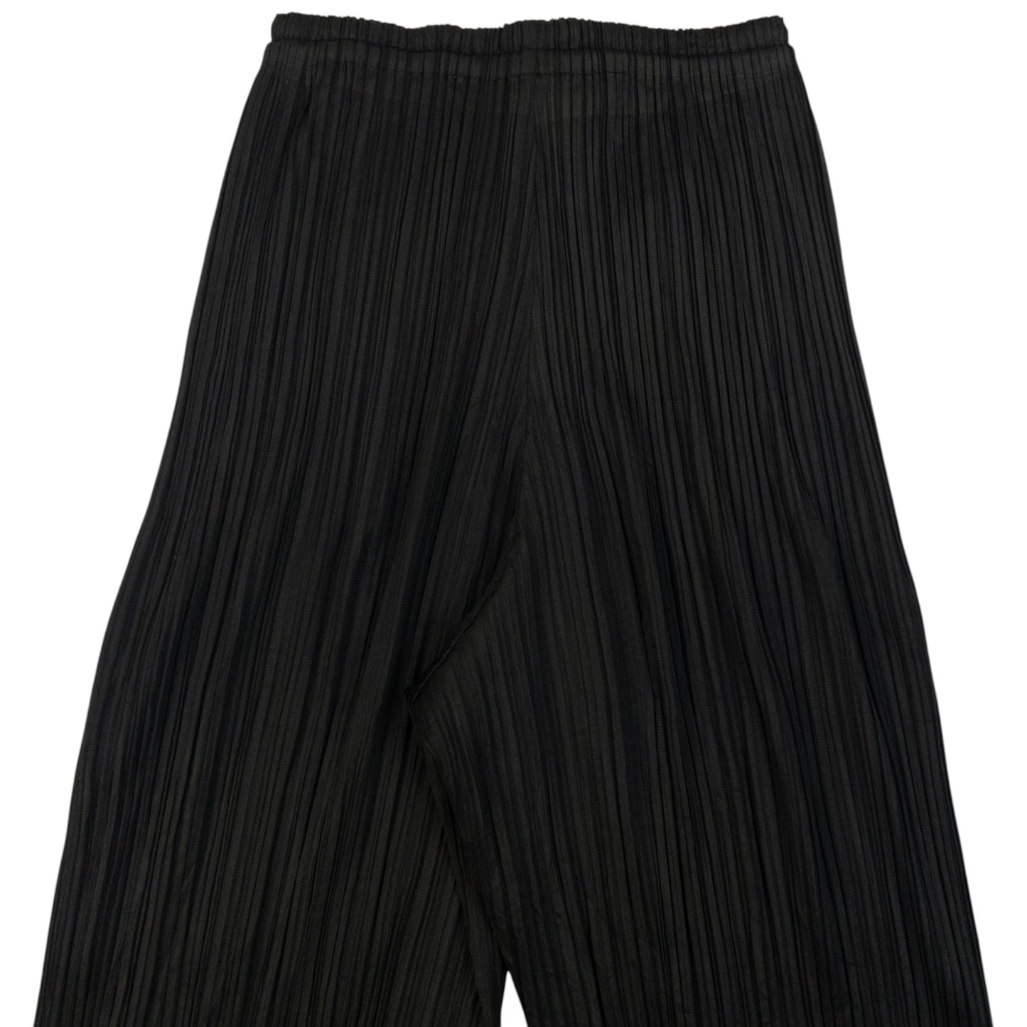 Vintage 90s Pleats Please By Issey Miyake Culotte Trousers Womens Size L | Large, Black