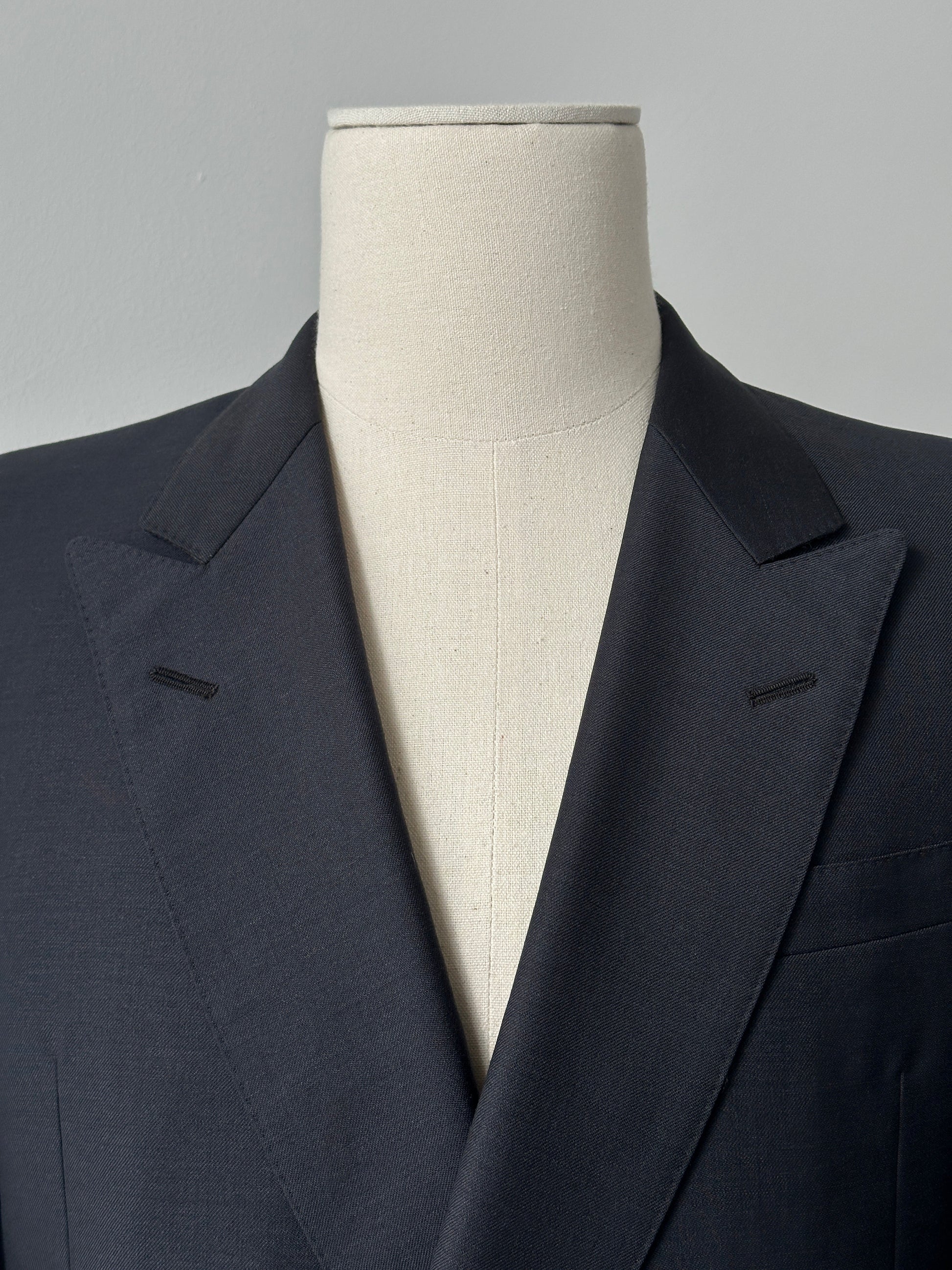 Burberry 1990s Bespoke Button Double Breasted Blazer - S