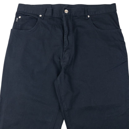 Vintage 2000s YSL Yves Saint Laurent Chino Trousers Size W35 | W35, Black
