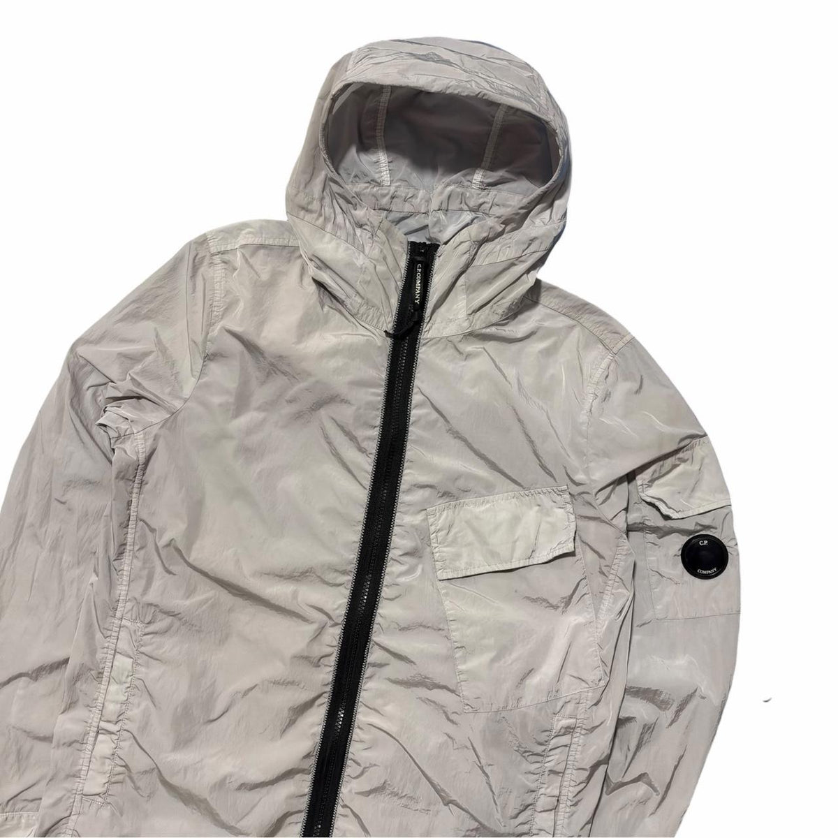 CP Company Chrome Nylon Jacket | Medium, Silver