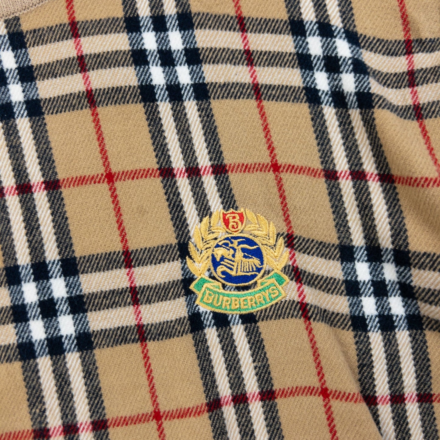 Vintage 90s Burberry Nova Check Jumper Size XS | XS, Brown