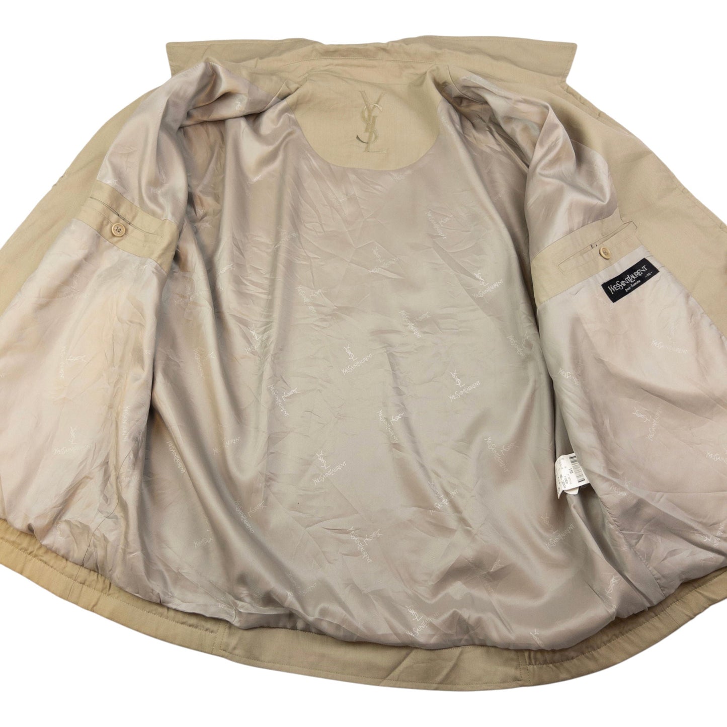 Vintage YSL Yves Saint Laurent Harrington Jacket Size XL