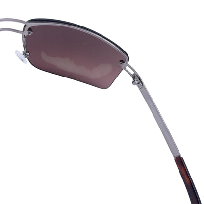 Vintage 2000s Burberry Rimless Sunglasses | O/S, Brown