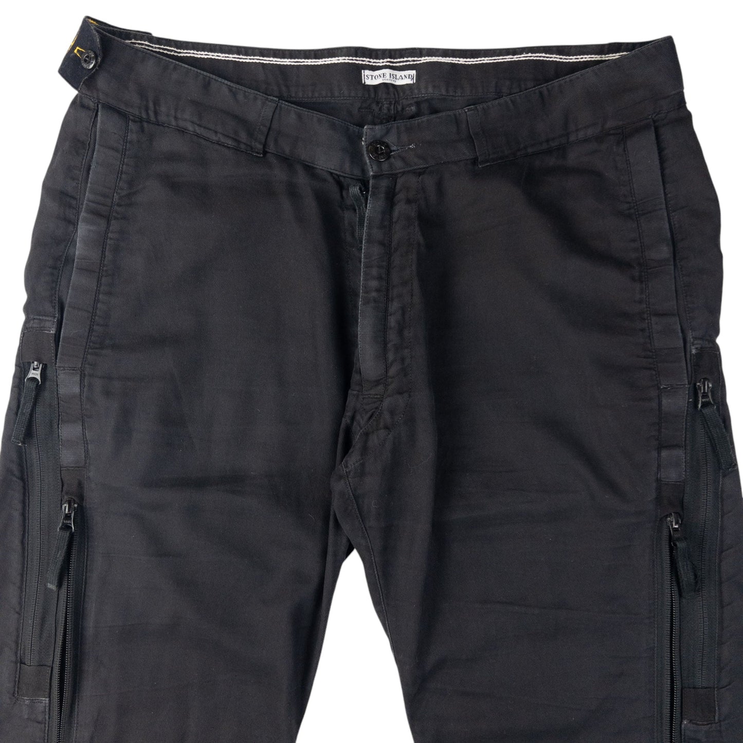 Vintage Stone Island Full Zip Lightweight Trousers Size W35