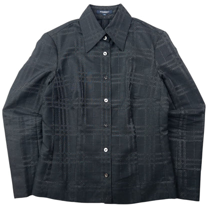 Vintage 2000s Burberry Nova Check Jacket & Skirt Suit Set Womens Size M | O/S, Black
