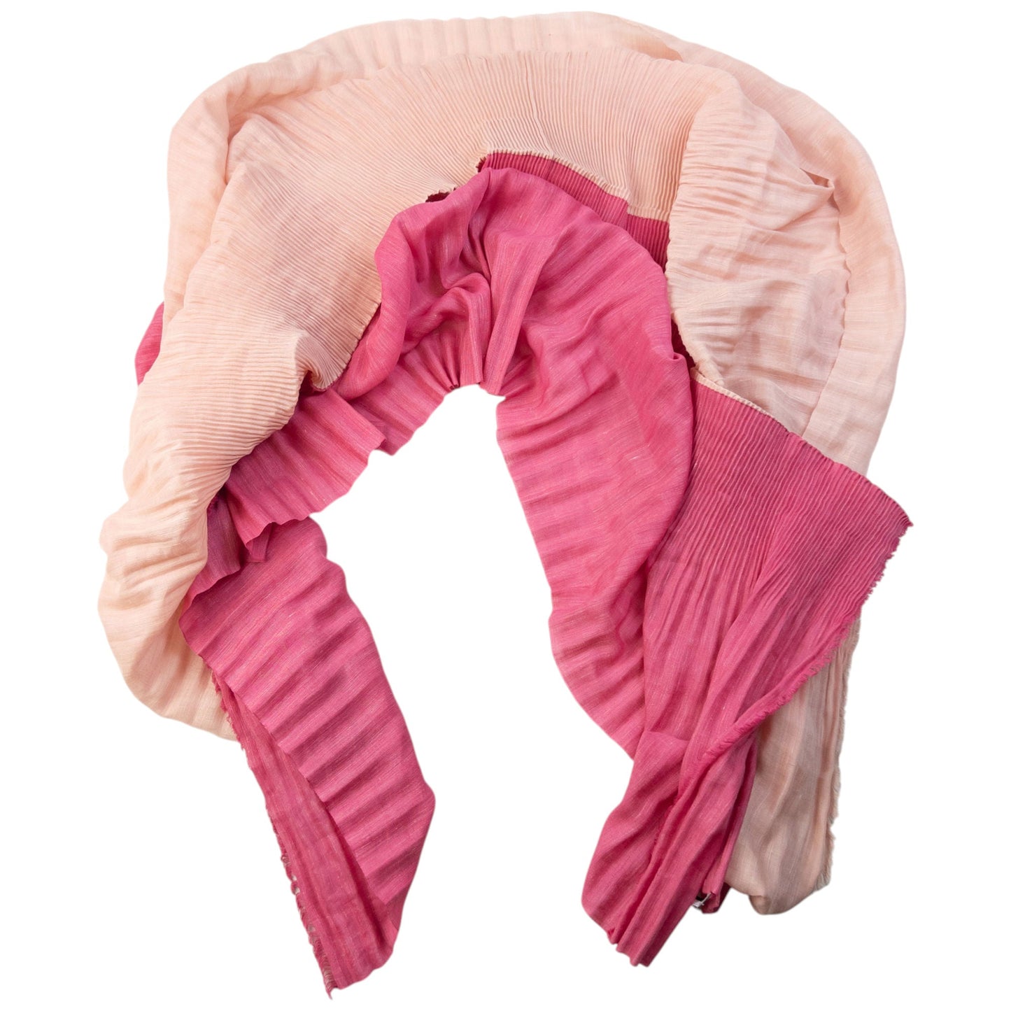 Vintage 90s Issey Miyake Pleated Scarf | O/S, Pink