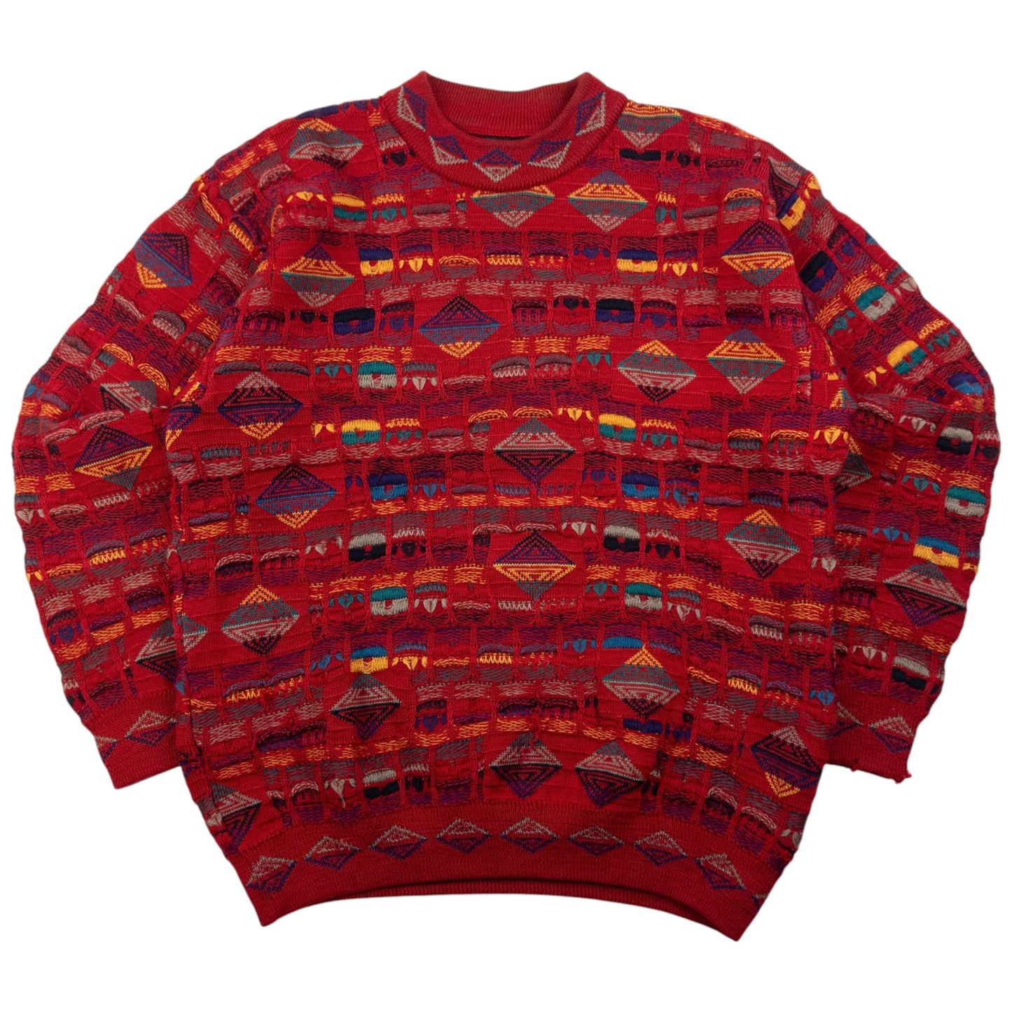 Vintage Coogi Wool Knit Aztec Jumper Size M
