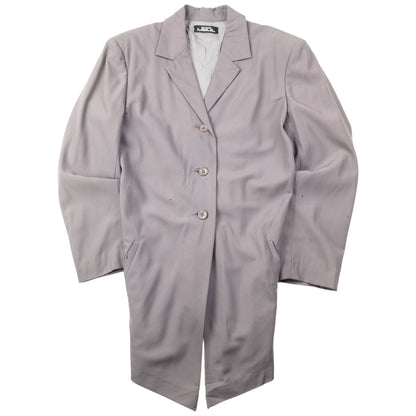 Vintage 90s Issey Miyake PERMANENTE Tapered Blazer Jacket Womens Size L | Large, Grey