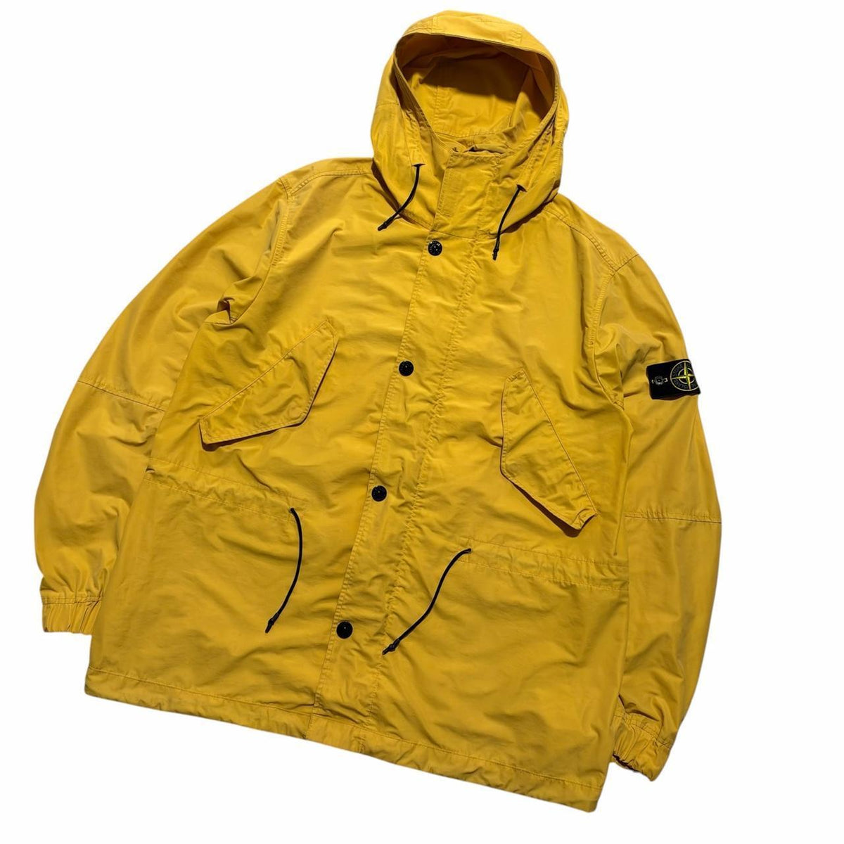 Stone Island Micro Reps Parka Jacket | XL, Yellow