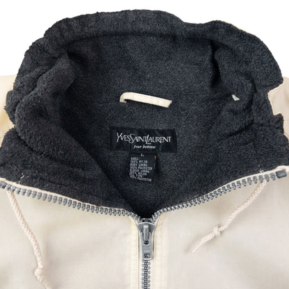 Vintage 90s YSL Yves Saint Laurent Fleece Lined Jacket Size XXL | XXL, Black