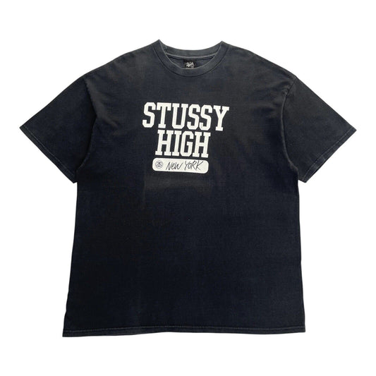 Vintage Stussy High New York T-Shirt, Size XL | Stussy, Black