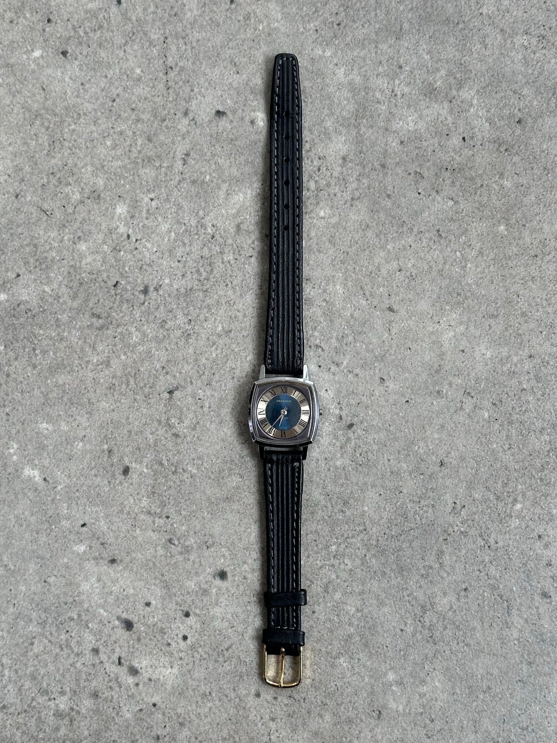 Sekonda 1990s Leather Watch