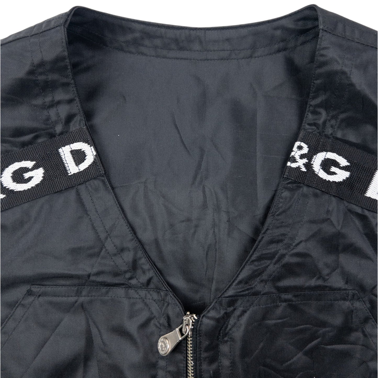 Vintage 90s Dolce & Gabbana Detachable Backpack Gilet Vest Size S | O/S, Black