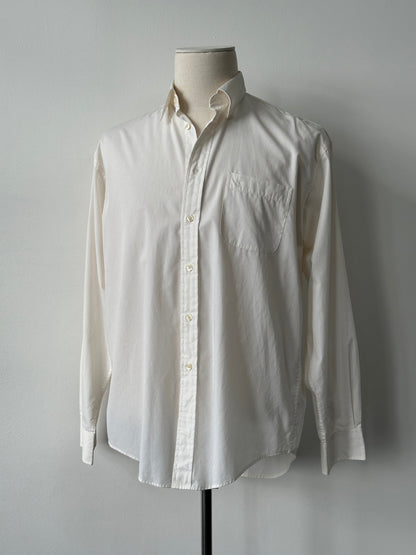 Yves Saint Laurent Pour Homme 2000s Cotton Logo Shirt - M