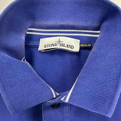 Stone Island Polo Shirt, Size Large | Stone island, Blue