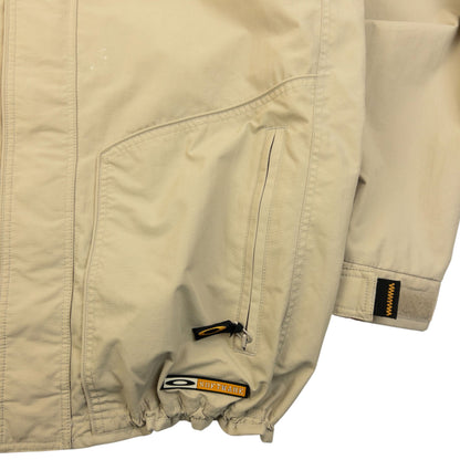 Vintage 2000s Oakley Zip Up Snowboarding Jacket Size XL | XL, Beige