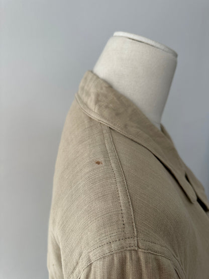 Giorgio Armani 1990s Linen Double Breasted Jacket - M