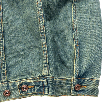 Vintage 90s Hugo Boss Button Up Denim Jacket Size S | Small, Blue