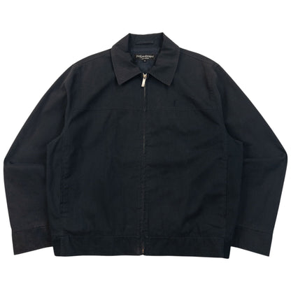 Vintage YSL Yves Saint Laurent Harrington Jacket Size M | Medium, Black