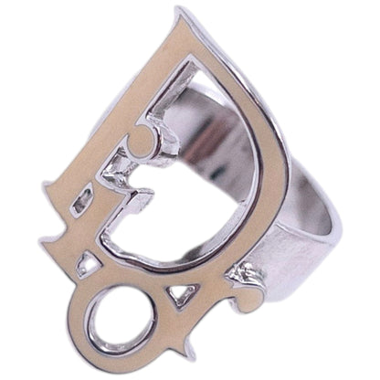 Vintage 2000s Dior By John Galliano Logo Ring | O/S, Cream