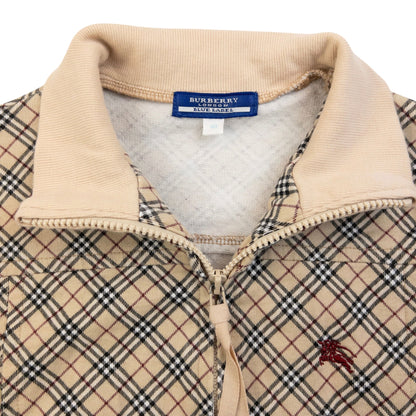 Vintage 2000s Burberry Blue Label Nova Check Zip Up Sweatshirt Womens Size S | Small, Multicoloured
