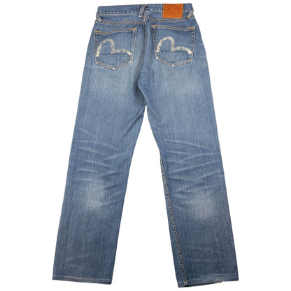 Vintage Evisu Double Gull Japanese Denim Jeans Size W30
