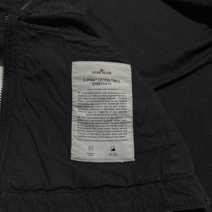 Stone Island Supima Cotton Twill Jacket | Small, Black